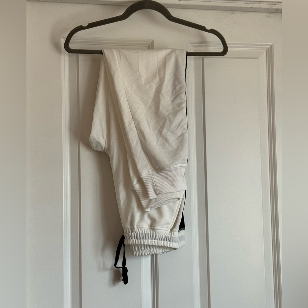 Lularoe Size Small Solid Off White Black Stripe J… - image 2